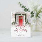 フォトオーバーレイメリークリスマススクリプトニューホーム シーズンポストカード (スタンド正面)