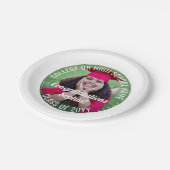 フォトオーバーレイモダン卒業おめでとう ペーパープレート (アングル)