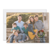 フォトオーバーレイモノグラムリースクリスマスフォト