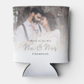 フォトオーバーレイ応援ニューレ結婚ッド 缶クーラー (正面)