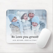 フォトオーバーレイ愛のおじいちゃん名年 マウスパッド (マウス)