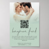 フォトオーバーレイ結婚ハネムーン基金のセージ記号 ポスター (正面)