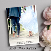 フォトオーバーレイ結婚式のレセプション後の幸せな時間