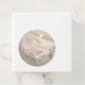 フォトオーバーレイ結婚式の引き出物ラベル フェイバータグ (インサイチュ)