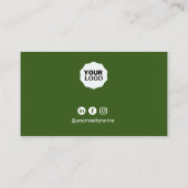 フォトオ実在ブリーグリーン付き不動産業者 名刺 (裏面)