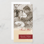 フォトカエレガントードに感謝 サンキューカード (正面/裏面)