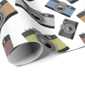 フォトカカラフルメライラストレーションパターン ラッピングペーパー (ロールコーナー)