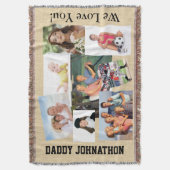 フォトカスタマイズブランケット- SRF スローブランケット (正面縦)