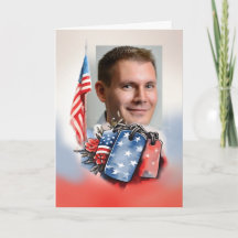 フォトカスタマイズ可能退役軍人Day Dogタグ