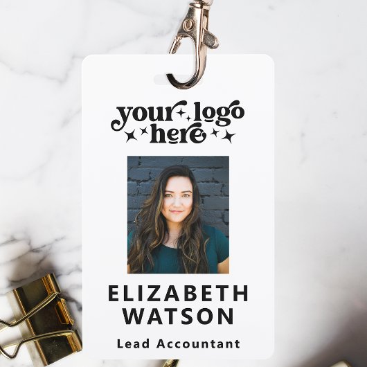 フォトカスタムイベントの従業員ラニヤード名の従業員ID バッジ