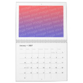 フォトカスタムカレンダーの任意の年の追加 カレンダー (1月 2027)