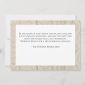 フォトカスタムクリスマス年賀状セーター シーズンカード (裏面)