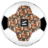 フォトカスタムコラージュの作成 – 1フォトモノグラム サッカーボール (回転)