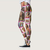 フォトカスタムコラージュの作成 – 14枚 – ピンク レギンス (左)