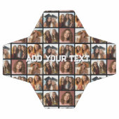 フォトカスタムコラージュの作成 – 6枚の写真 – 文字 サッカーボール (フラット)