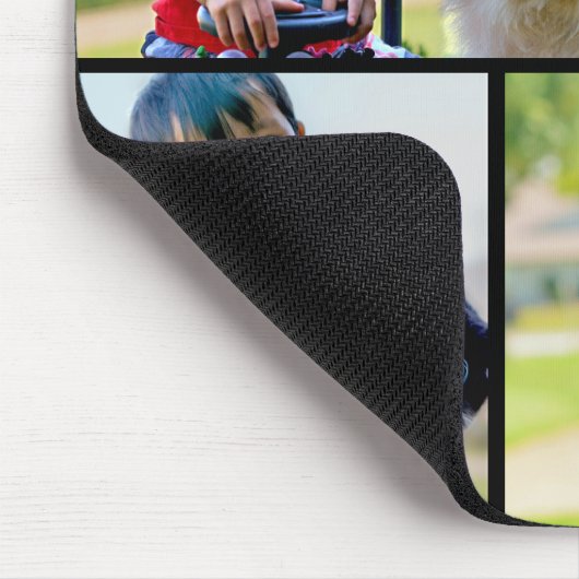 フォトカスタムコラージュマウスパッド4枚の写真を追加 マウスパッド (コーナー)