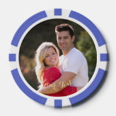 フォトカスタムトランプのポーカートーナメントゲームチップの作成 ポーカーチップ (正面)