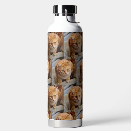 フォトカスタムドッグキャットペットテンプレート中継 ウォーターボトル (左面)