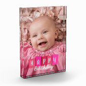 フォトカスタムハッピーバースデーブロック フォトブロック (左)