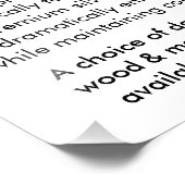 フォトカスタムプリント – 垂直11インチx 16.5インチ フォトプリント (角)