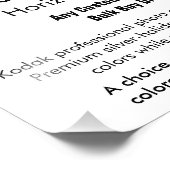 フォトカスタムプリント – 水平12" x 8" フォトプリント            (角)