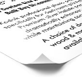 フォトカスタムプリント – 縦8" x 10" フォトプリント            (角)