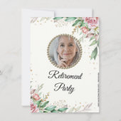 フォトカスタムボタニカルリタイアパーティの招待状 招待状 (裏面)