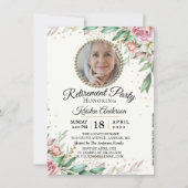 フォトカスタムボタニカルリタイアパーティの招待状 招待状 (正面)