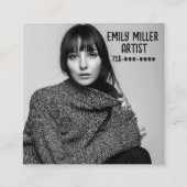 フォトカスタム名刺 スクエア名刺 (正面)