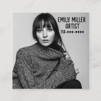 フォトカスタム名刺 スクエア名刺