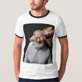 フォトカスタム基本リンガーTシャツで置換 Tシャツ