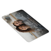 フォトカスタム婚約日付を保結婚存 マグネット (右側)