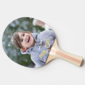 フォトカスタム文字テパーソナライズされたーブルテニスの作成 卓球ラケット (横)
