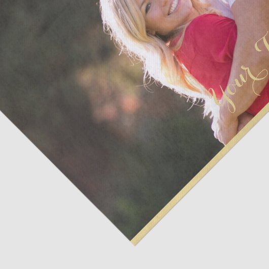 フォトカスタム文字パーソナライズされたギフトラップの作成 薄葉紙 (詳細)