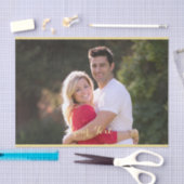 フォトカスタム文字パーソナライズされたギフトラップの作成 薄葉紙 (クラフト)