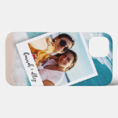 フォトカスタム文字ビーチ Case-Mate iPhoneケース (裏面 (横))