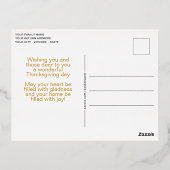 フォトカスタム紅葉パターン 箔シーズンポストカード