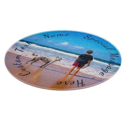 フォトカッティングボードとカスタム文字 カッティングボード (角)