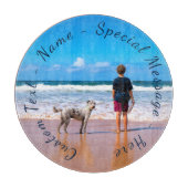 フォトカッティングボードとカスタム文字 カッティングボード (正面)