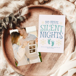 フォトカップルのクリスマス妊娠のお知らせ シーズンカード