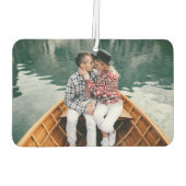 フォトカップルのフォトギフトカーを追加 カーエアーフレッシュナー (裏面)