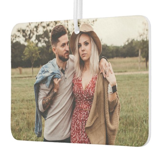 フォトカップルのフォトギフトカーを追加 カーエアーフレッシュナー (左)