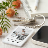 フォトカップルパーソナライズされたラブソング キーホルダー (正面右)