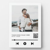 フォトカップルパーソナライズされたラブソング フォトプラーク (正面)