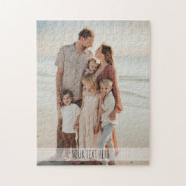 フォトカパーソナライズされたップカスタム文字写真 ジグソーパズル