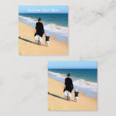 フォトカパーソナライズされたードとフォトカスタム文字 ノートカード (正面/裏面)