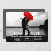 フォトカパーソナライズされたード結婚式招待状名 招待状 (正面/裏面)