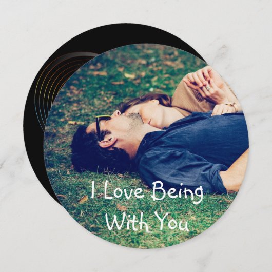 フォトカパーソナライズされたード「Love With You」 シーズンカード (正面/裏面)