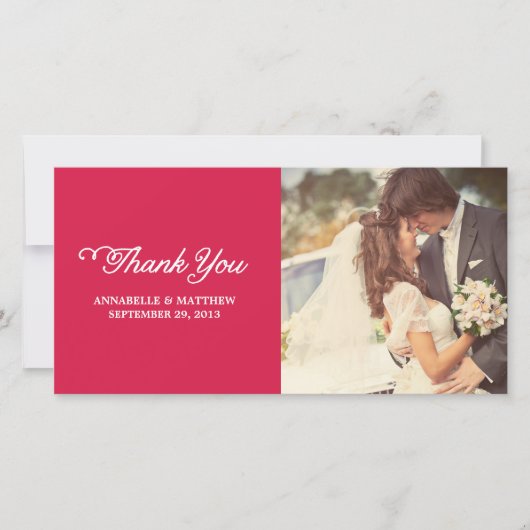 フォトカファンシーードに感謝 サンキューカード (正面)