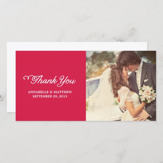 フォトカファンシーードに感謝 サンキューカード (正面/裏面)